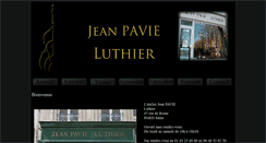 Desktop Screenshot of jean-pavie-luthier.com