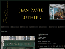 Tablet Screenshot of jean-pavie-luthier.com